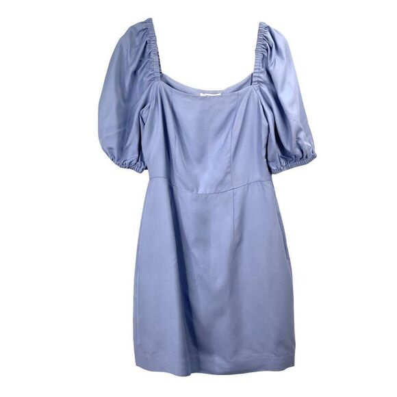 NEW & OTHER STORIES Bold Shoulder Mini Dress In Cornflower Blue-blues Sz 6 - Picture 2 of 9